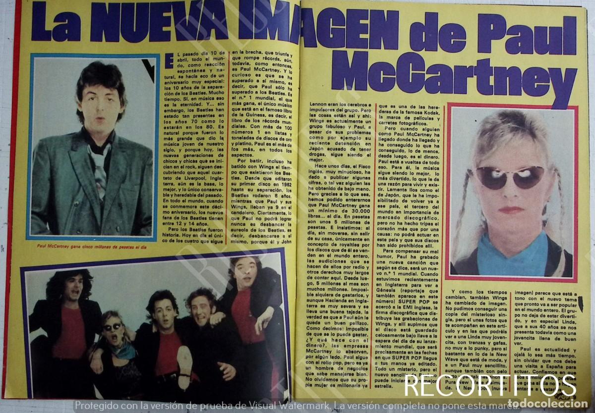 Coleccionismo de Revistas y Peri&oacute;dicos: PAUL MCCARTNEY LINDA THE BEATLES WINGS
