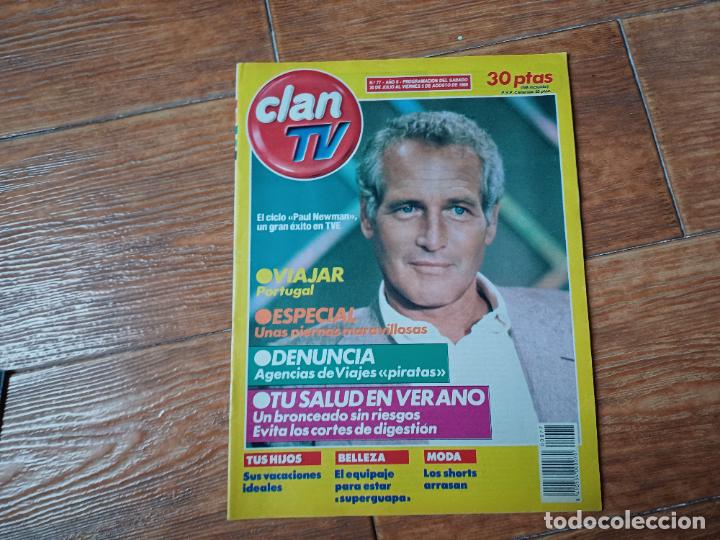 Coleccionismo de Revistas y Peri&oacute;dicos: CLAN TV N &ordm; 77 1988 PORTADA PAUL NEWMAN