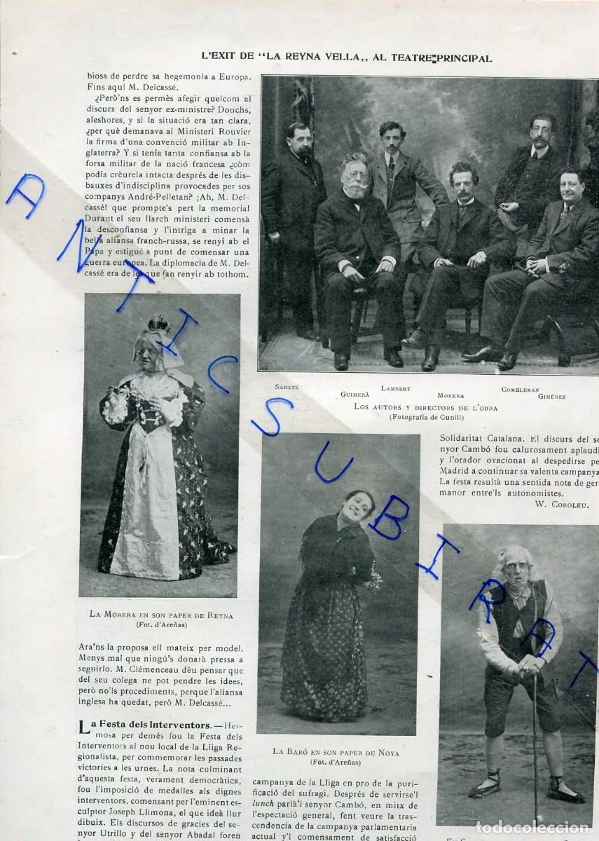 Coleccionismo de Revistas y Peri&oacute;dicos: REVISTA A&Ntilde;O 1908 LAMBERT ENRIC MORERA SABATE COMELERAN CAMPEONATO DE NATACION DE ESPA&Ntilde;A BARCELONA