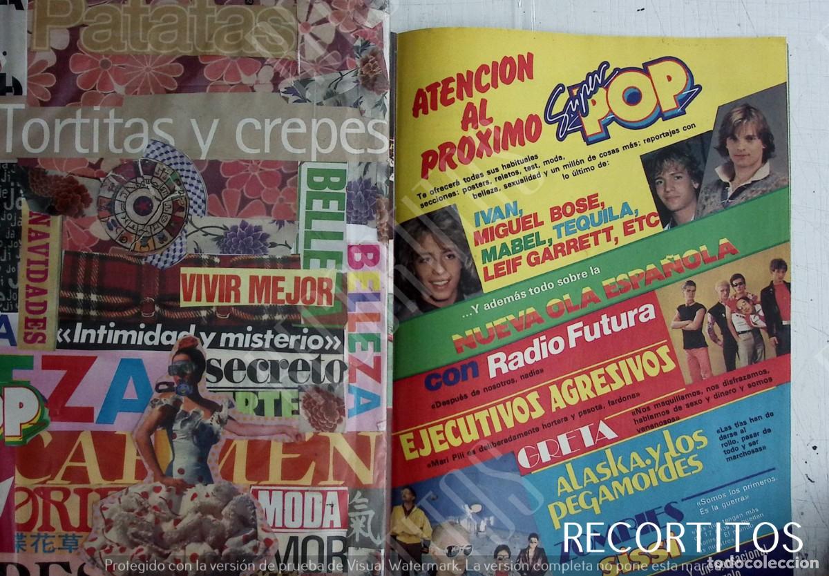 Coleccionismo de Revistas y Peri&oacute;dicos: alaska y los pegamoides miguel bose leif garrett radio futura