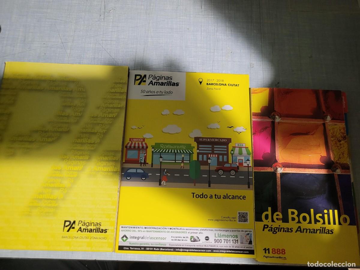 Collezionismo di Riviste e Giornali: 3 GUIAS PAGINAS AMARILLAS DE BARCELONA