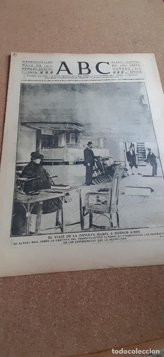 Coleccionismo de Revistas y Peri&oacute;dicos: ABC. Diario ilustrado.29 de mayo de 1910.