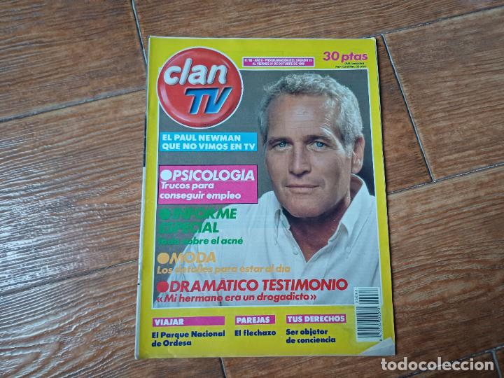 Coleccionismo de Revistas y Peri&oacute;dicos: CLAN TV N &ordm;88 1988 PORTADA PAUL NEWMAN