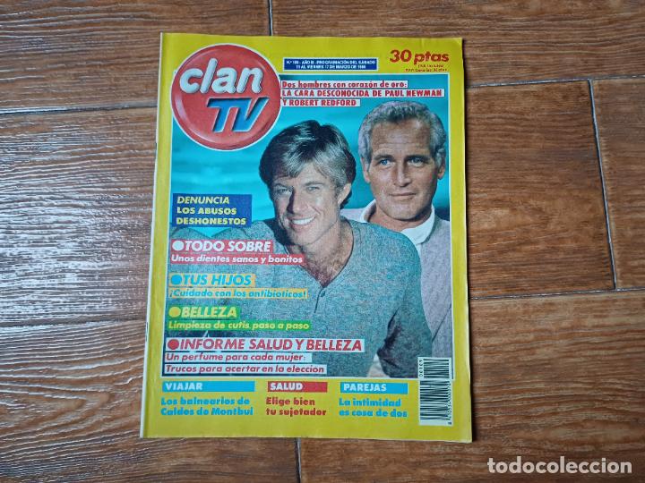 Coleccionismo de Revistas y Peri&oacute;dicos: CLAN TV N &ordm; 109 1989 PORTADA ROBERT REDFORD Y PAUL NEWMAN