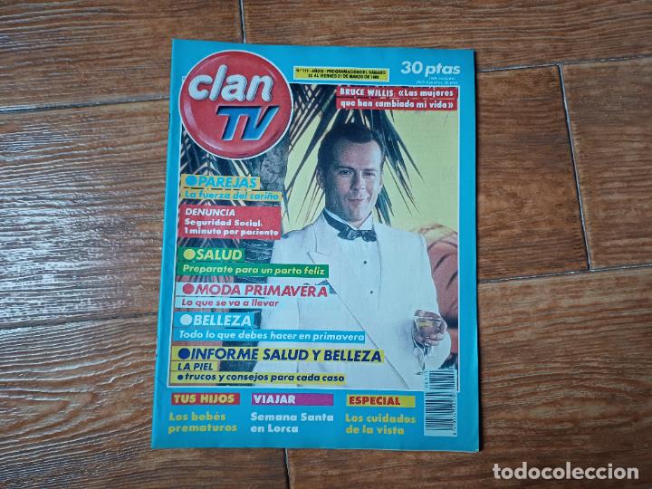 Coleccionismo de Revistas y Peri&oacute;dicos: CLAN TV N &ordm; 111 1989 PORTADA BRUCE WILLIS