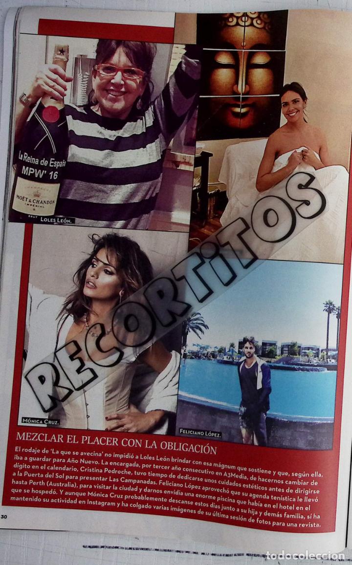Coleccionismo de Revistas y Peri&oacute;dicos: monica cruz feliciano lopez loles leon cristina pedroche