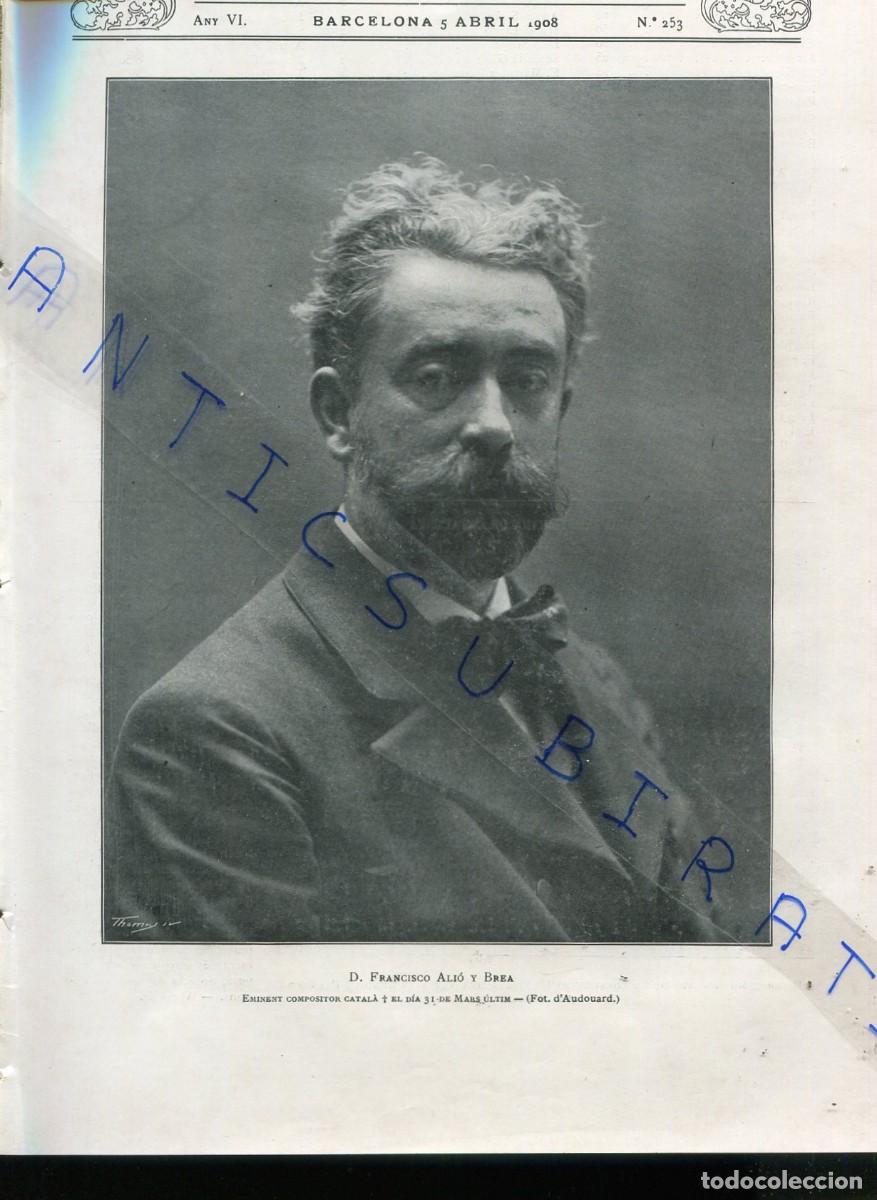 Collezionismo di Riviste e Giornali: REVISTA A&Ntilde;O 1908 FRANCISCO ALIO BREA ASOCIACION VEGETARIANA DE CATALU&Ntilde;A VAPOR CADIZ CASA PINILLOS