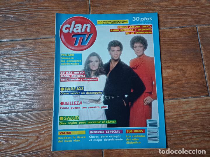 Coleccionismo de Revistas y Peri&oacute;dicos: CLAN TV N &ordm; 117 1989 PORTADA FALCON CREST LORENZO LAMAS ANGELA CHANNING