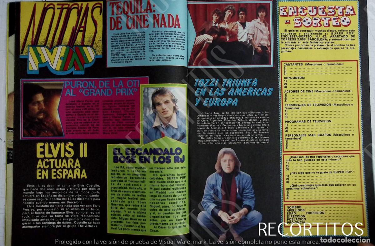 Coleccionismo de Revistas y Peri&oacute;dicos: miguel bose umberto tozzi tequila puron