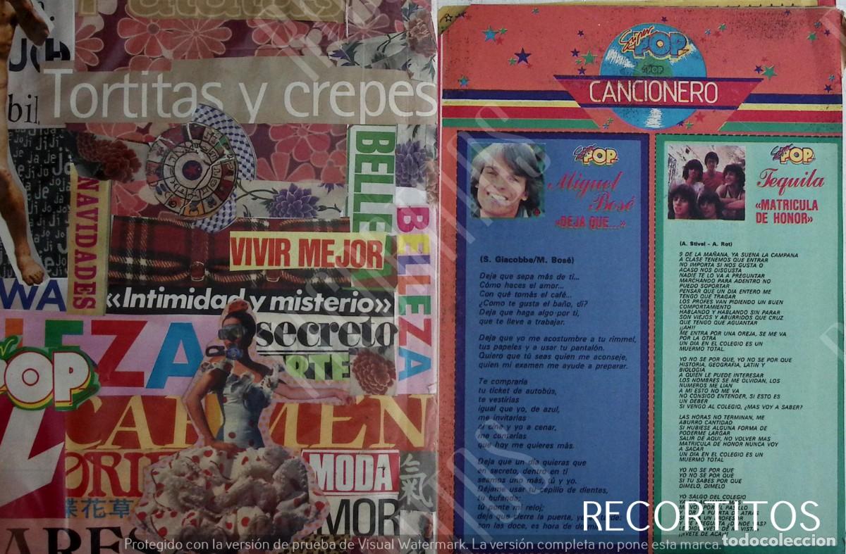 Coleccionismo de Revistas y Peri&oacute;dicos: miguel bose tequila rocio durcal pedro marin
