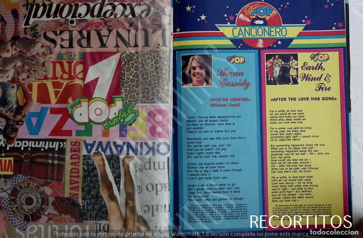 Coleccionismo de Revistas y Peri&oacute;dicos: leif garrett shaun cassidy earth wind and fire tequila bob dylan