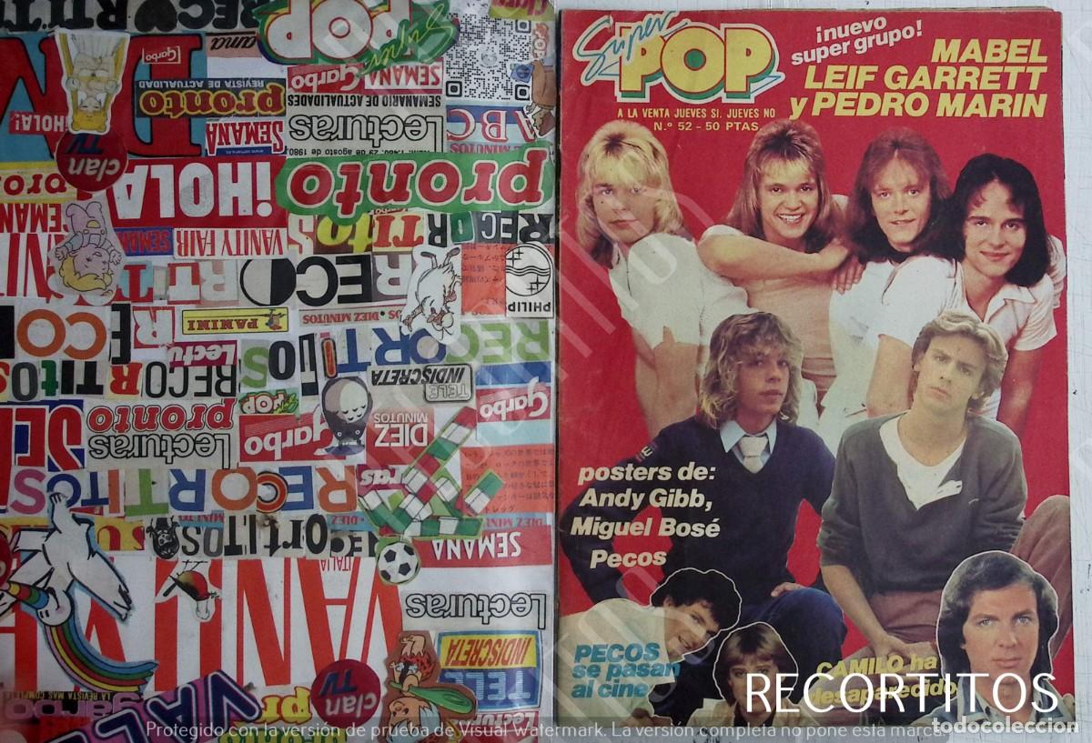 Coleccionismo de Revistas y Peri&oacute;dicos: recorte portada camilo sesto mabel pecos ivan leif garrett