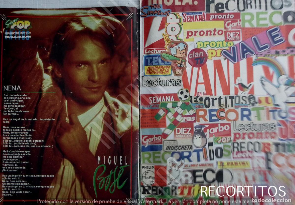 Coleccionismo de Revistas y Peri&oacute;dicos: miguel bose