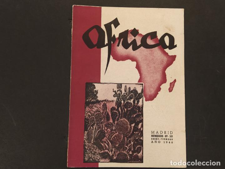 Coleccionismo de Revistas y Peri&oacute;dicos: REVISTA AFRICA - NUMERO 49 Y 50 A&Ntilde;O 1946 - MADRID - REVISTA ANTIGUA -VER FOTOS-(V-24.856)