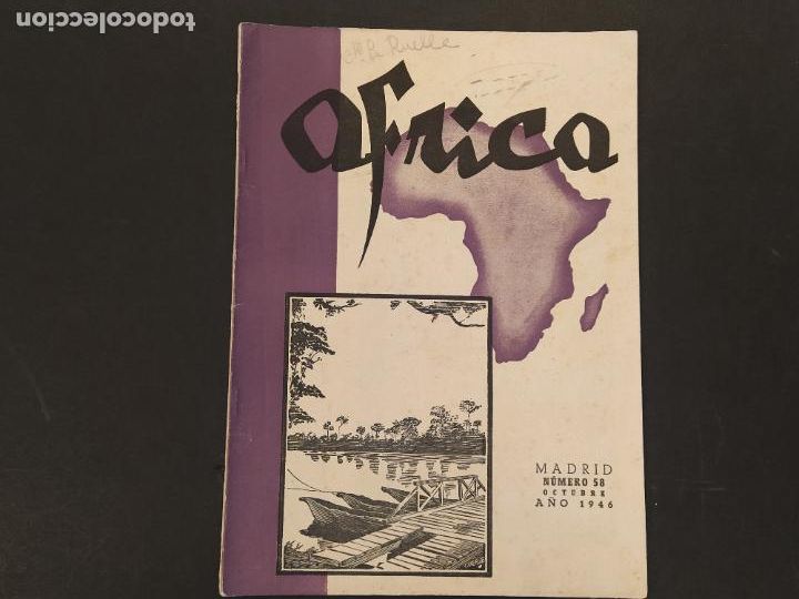 Colecionismo de Revistas e Jornais: REVISTA AFRICA - NUMERO 58 A&Ntilde;O 1946 - MADRID - REVISTA ANTIGUA -VER FOTOS-(V-24.859)