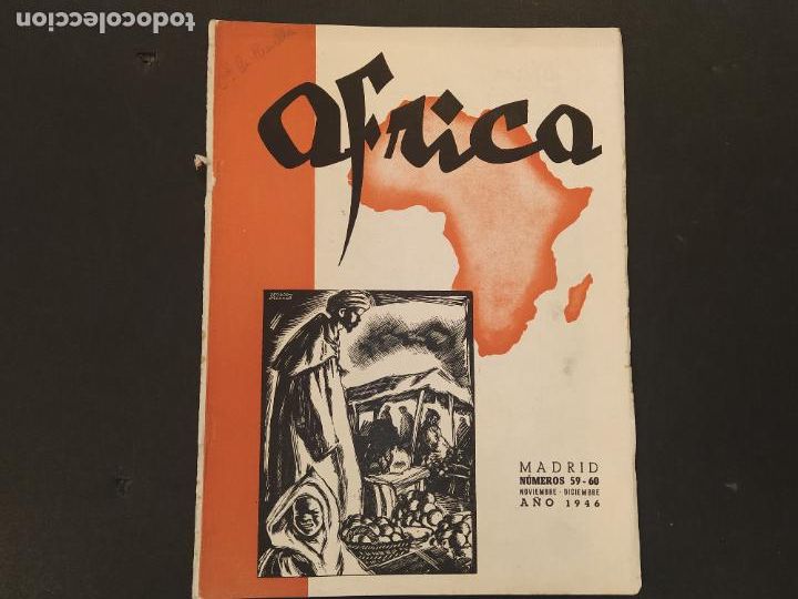 Coleccionismo de Revistas y Peri&oacute;dicos: REVISTA AFRICA - NUMERO 59 60 A&Ntilde;O 1946 - MADRID - REVISTA ANTIGUA -VER FOTOS-(V-24.860)