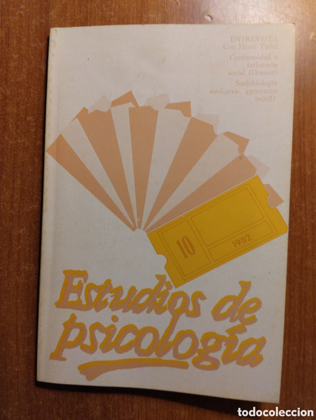 Collection Magazines and Newspapers: Estudios de psicolog&iacute;a, 10, 1982