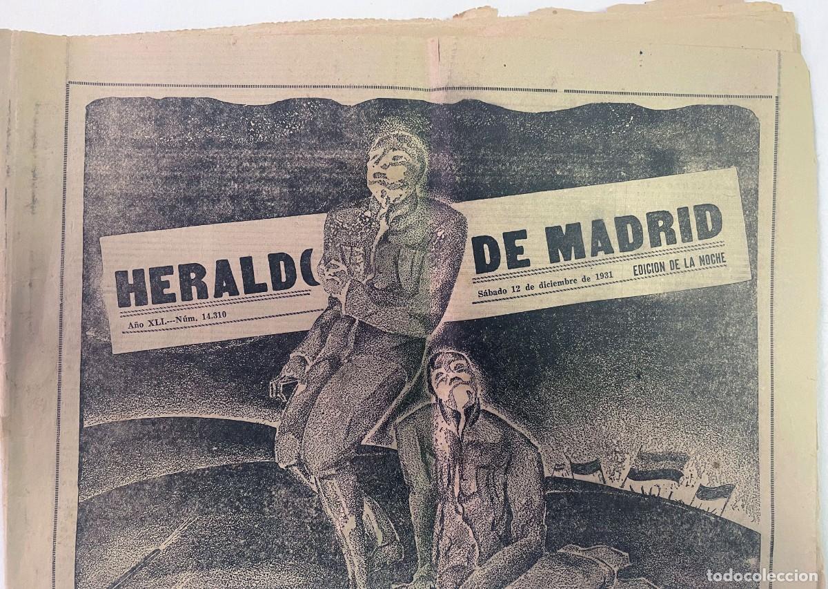 Coleccionismo de Revistas y Peri&oacute;dicos: Retro Vintage Segunda Republica HERALDO DE MADRID &ndash; 12 de Diciembre de 1931