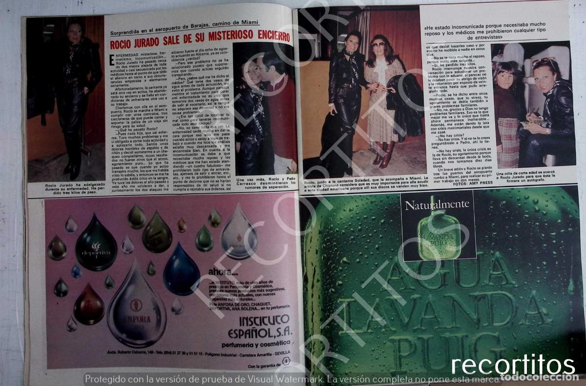 Coleccionismo de Revistas y Peri&oacute;dicos: rocio jurado pedro carrasco