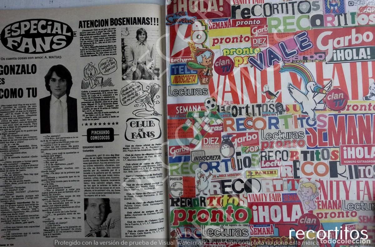 Coleccionismo de Revistas y Peri&oacute;dicos: EDUARDO MARTI GONZALO MIGUEL BOSE