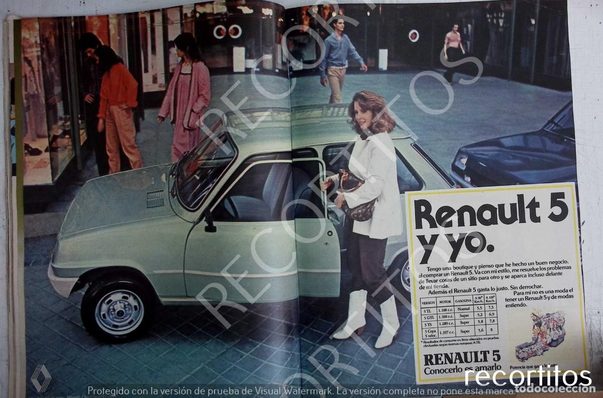 Coleccionismo de Revistas y Peri&oacute;dicos: RENAULT 5 ANUNCIO PUBLICIDAD