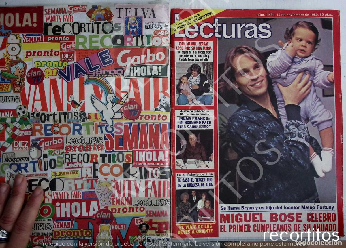 Coleccionismo de Revistas y Peri&oacute;dicos: RECORTE PORTADA MIGUEL BOSE