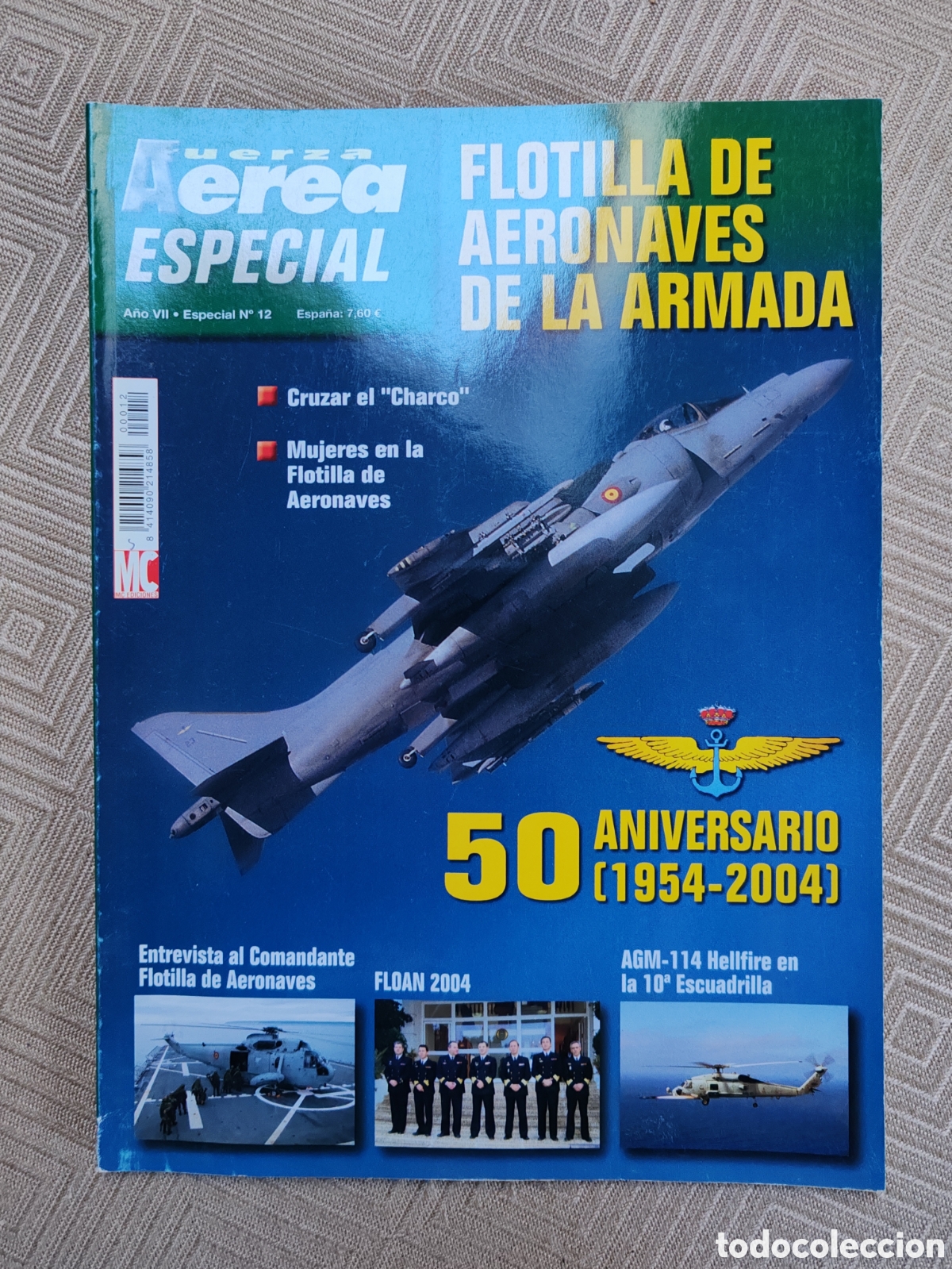 Coleccionismo de Revistas y Peri&oacute;dicos: Revista Fuerza Aerea, especial n&ordm; 12. Flotilla aeronaves Armada espa&ntilde;ola.
