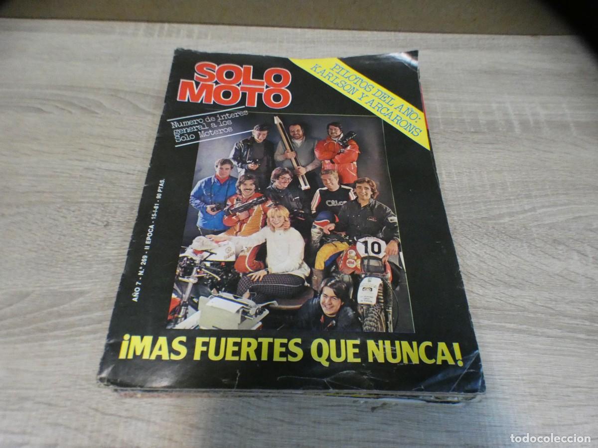 Coleccionismo de Revistas y Peri&oacute;dicos: ARKANSAS1980 REVISTA DEL MOTOR ESTADO DECENTE SOLO MOTO N 269 15-1-81