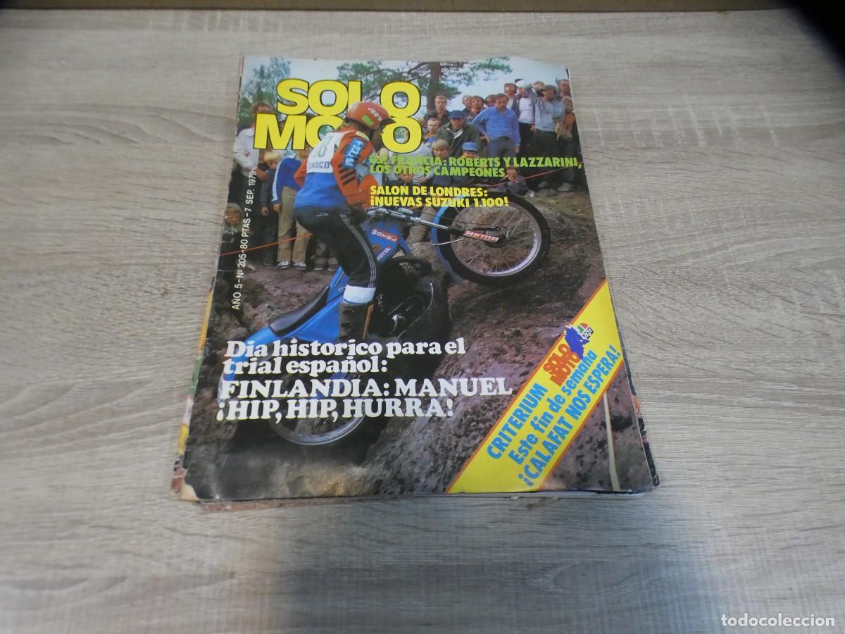 Coleccionismo de Revistas y Peri&oacute;dicos: ARKANSAS1980 REVISTA DEL MOTOR ESTADO DECENTE SOLO MOTO N 205 SEPT 1979