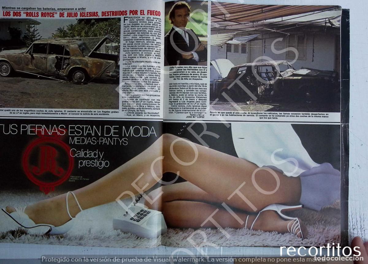 Coleccionismo de Revistas y Peri&oacute;dicos: JR MEDIAS JULIO IGLESIAS LOS ROLLS ROYCE
