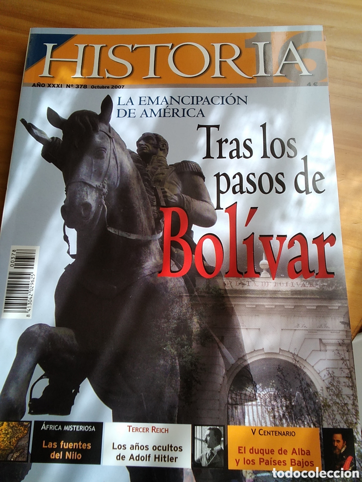 Coleccionismo de revistas y peri&oacute;dicos: Historia 16 revista mensual n&uacute;mero 378 a&ntilde;o 2007 octubre