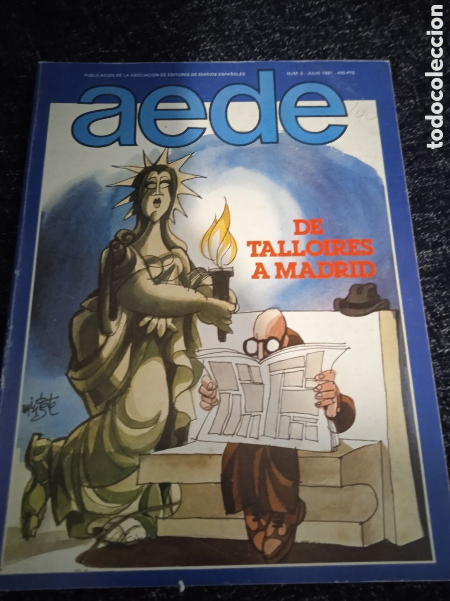Coleccionismo de revistas y peri&oacute;dicos: AEDE. N&ordm; 5 JULIO 1981 PUBLICACI&Oacute;N DE LA ASOCIACI&Oacute;N DE EDITORES DE DIARIOS ESPA&Ntilde;OLES