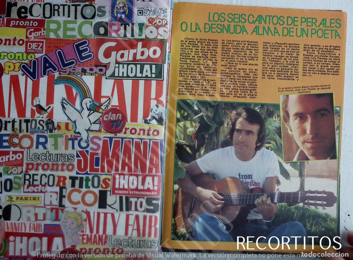 Coleccionismo de Revistas y Peri&oacute;dicos: JOSE LUIS PERALES