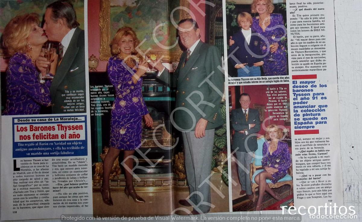 Collezionismo di Riviste e Giornali: TITA CERVERA CARMEN THYSSEN MISS ESPA&Ntilde;A