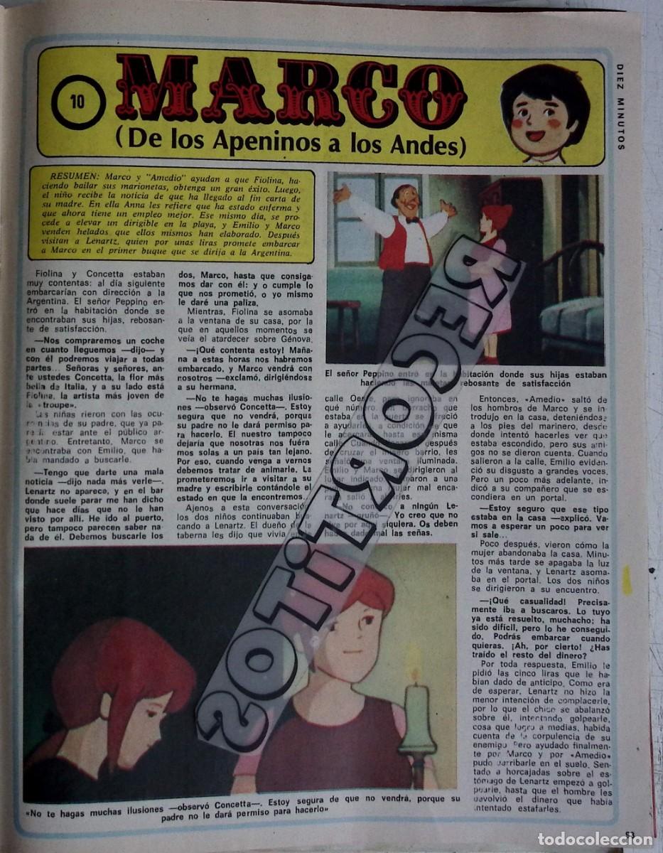 Coleccionismo de revistas y peri&oacute;dicos: MARCO DE LOS APENINOS A LOS ANDES EN DIEZ MINUTOS CAPITULO 10