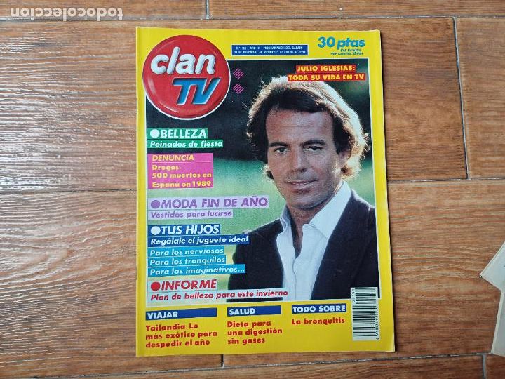 Coleccionismo de Revistas y Peri&oacute;dicos: CLAN TV N &ordm; 151 1989 PORTADA JULIO IGLESIAS