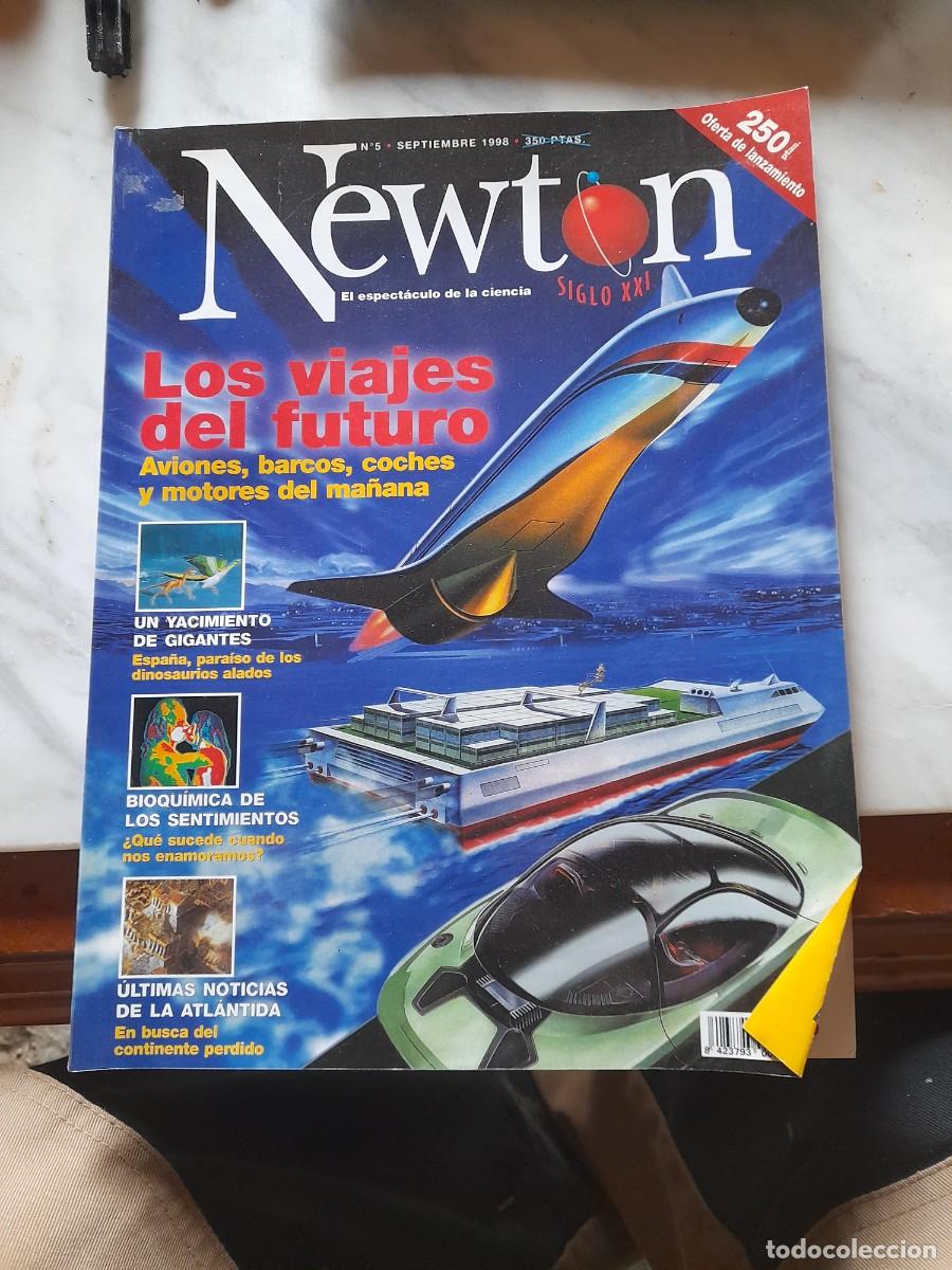 Coleccionismo de Revistas y Peri&oacute;dicos: Revista Newton ciencia N&deg; 5 aviones barcos coches motores atl&aacute;ntica dinosaurios