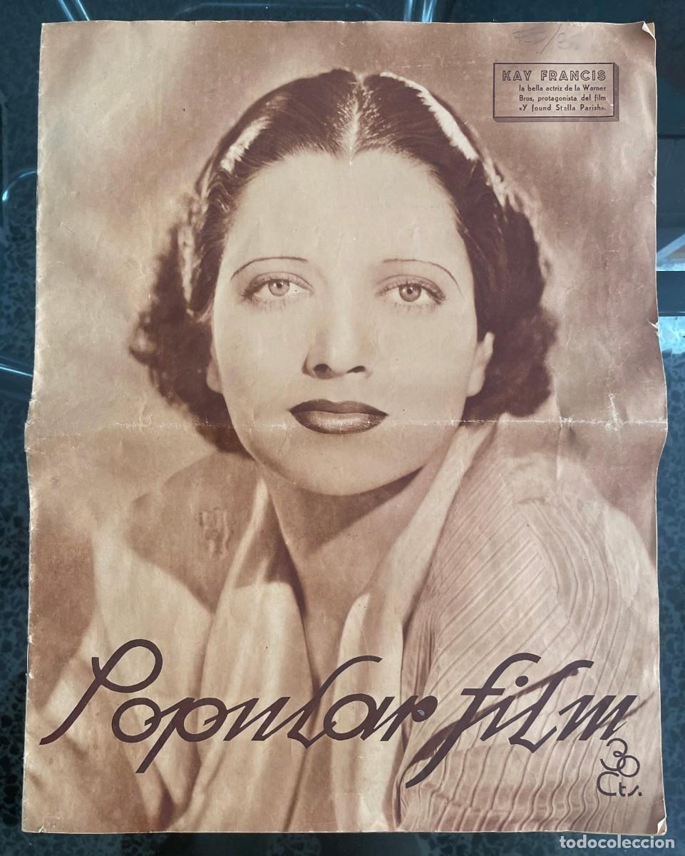 Collection Magazines and Newspapers: Retro Vintage- REVISTA DE CINE - POPULAR FILM - N&ordm; 493 &ndash; 6 Febrero 1936