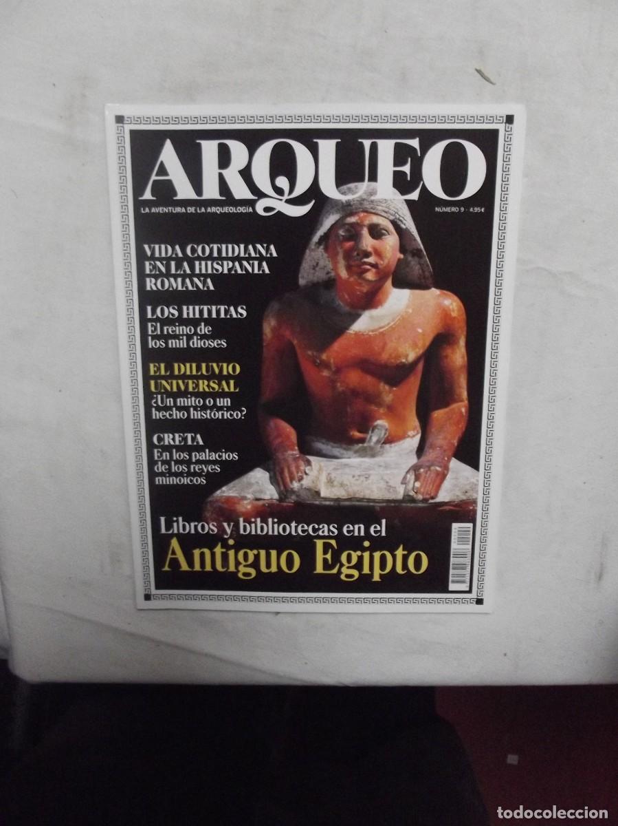 Coleccionismo de revistas y peri&oacute;dicos: REVISTA ARQUEO N&ordm; 9 LIBROS Y BIBLIOTECAS EN EL ANTIGUO EGIPTO