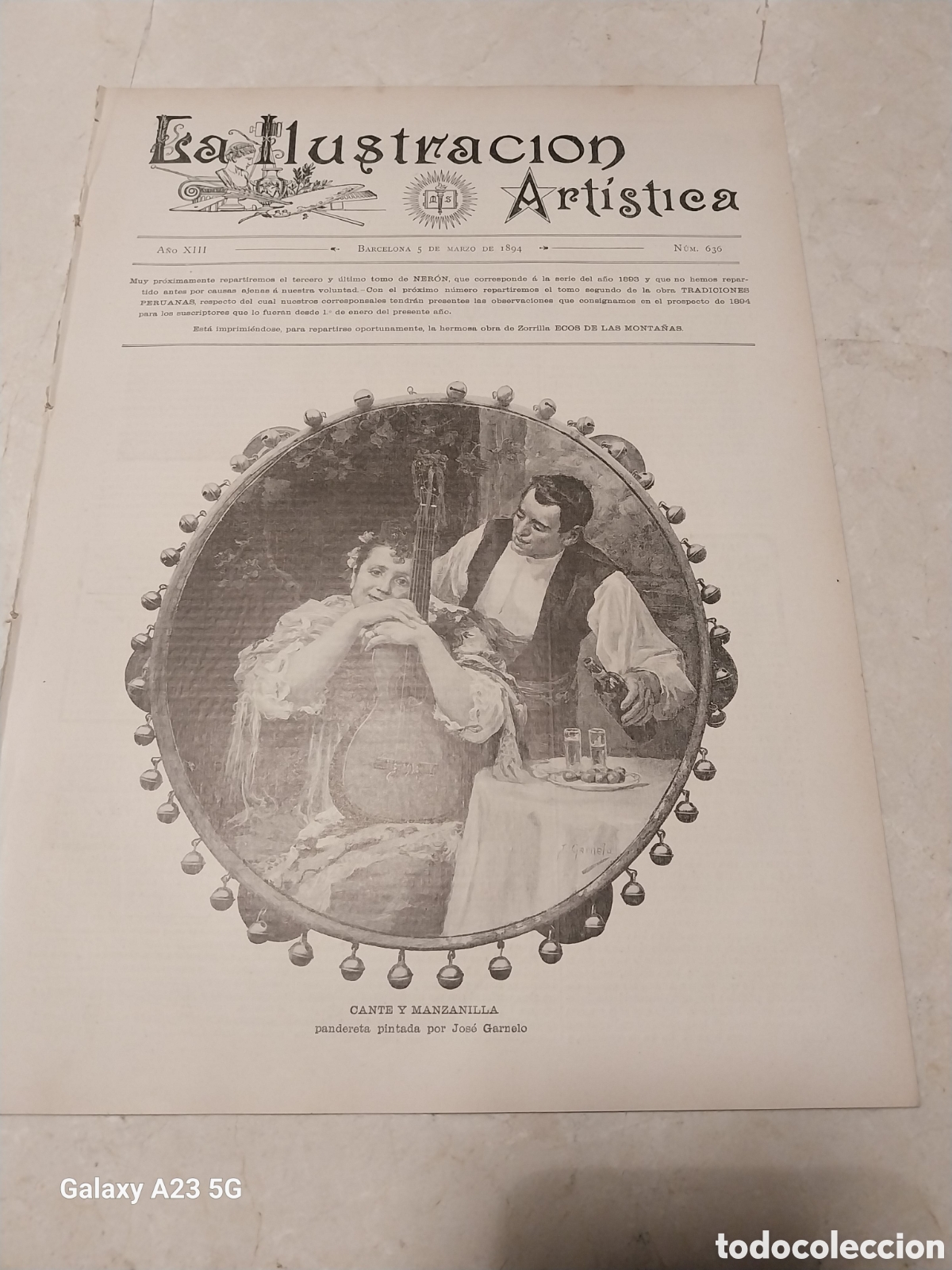 Sammeln von Zeitschriften und Zeitungen: REVISTA 1894 EL PUEBLO DE AMBERES ARRASTRANDO LA ESTATUA DEL DUQUE DE ALBA. LECTURA ALEGRE ANDREOTTI