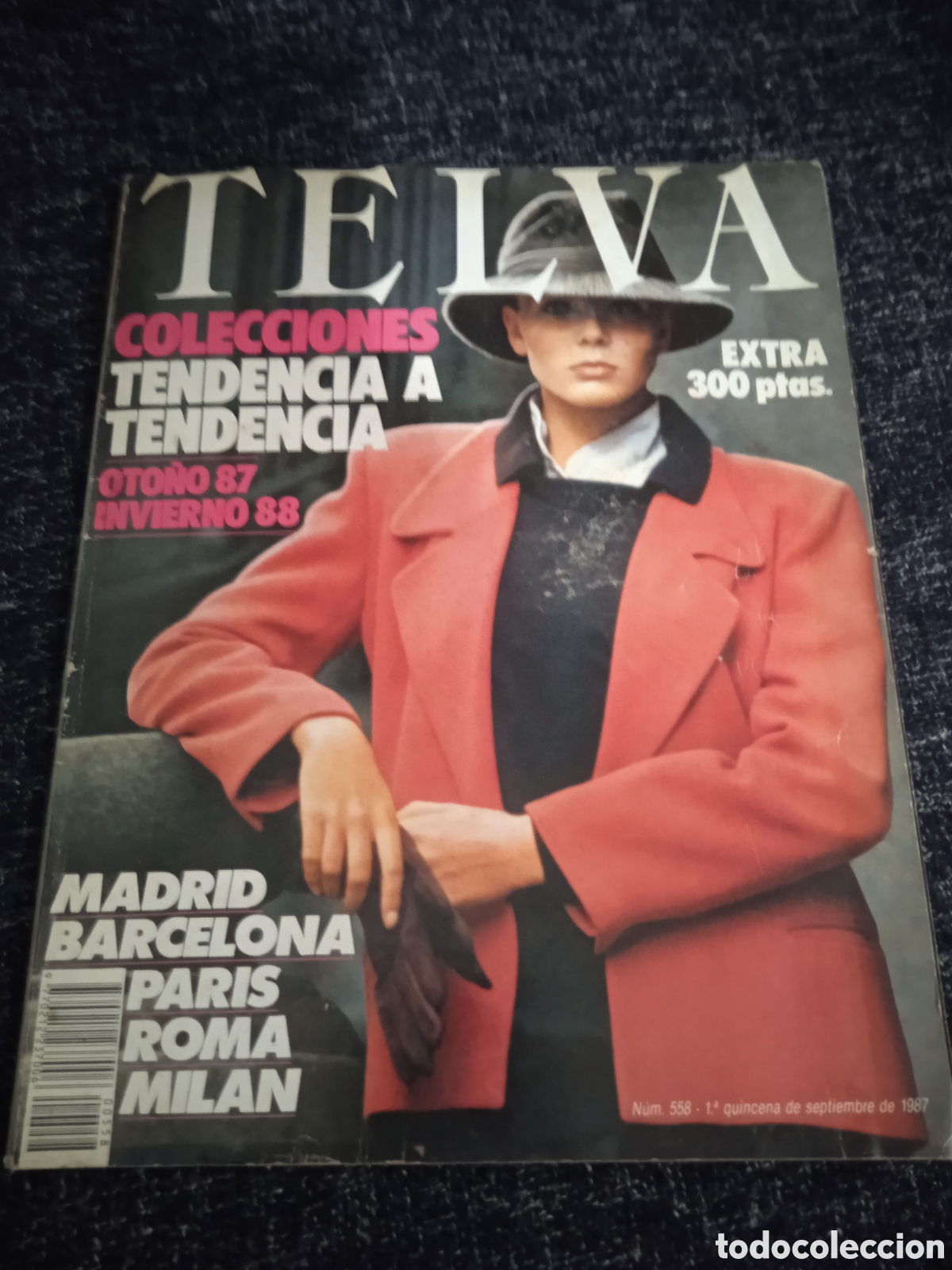 Coleccionismo de revistas y peri&oacute;dicos: TELVA N&ordm; 558 SEPTIEMBRE 1987. COLECCIONES TENDENCIA A TENDENCIA OTO&Ntilde;O - INVIERNO 1987. -MODA