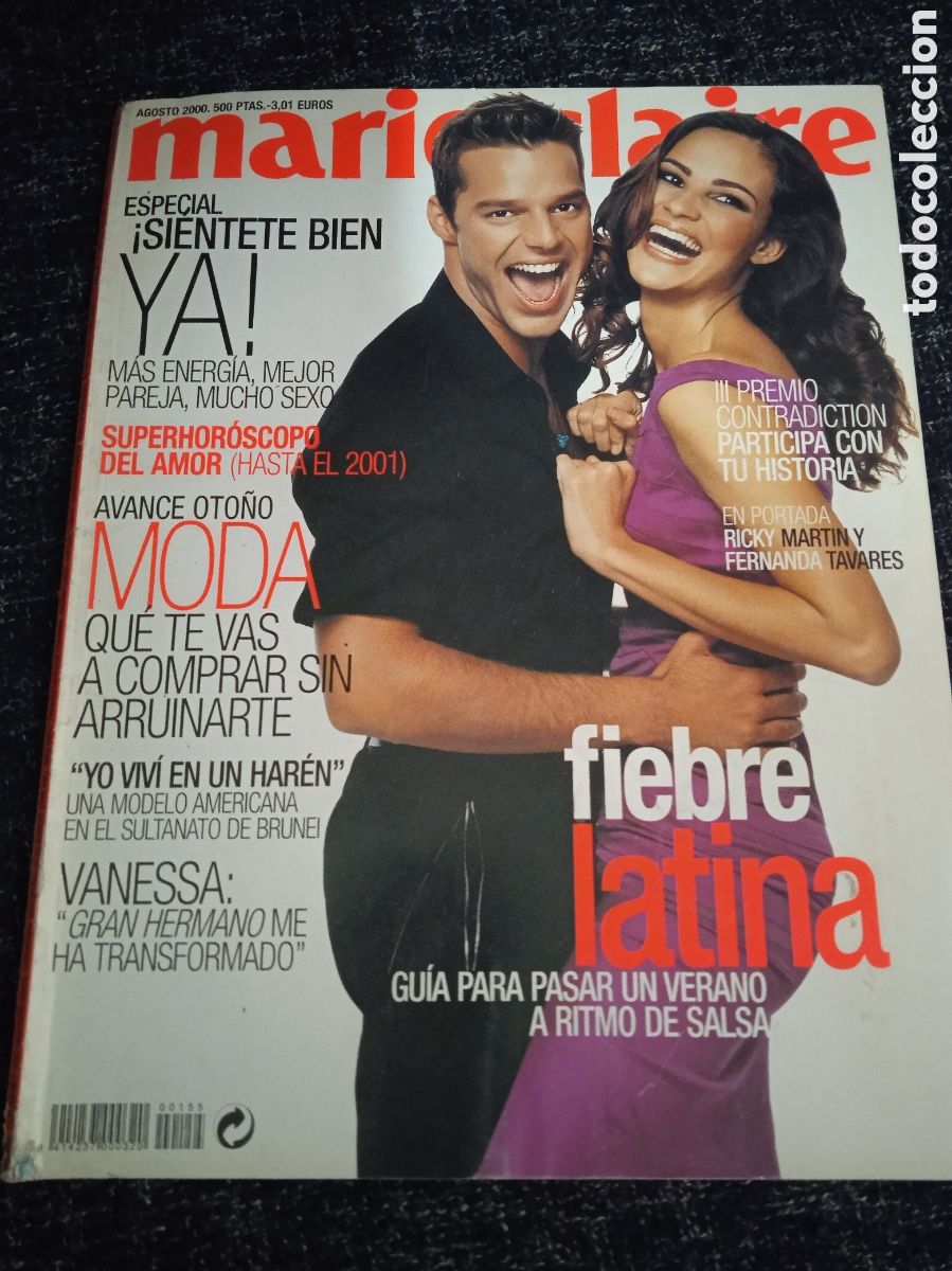 Coleccionismo de Revistas y Peri&oacute;dicos: MARIE CLAIRE AGOSTO 2000 ESPECIAL SIENTETE BIEN - MODA
