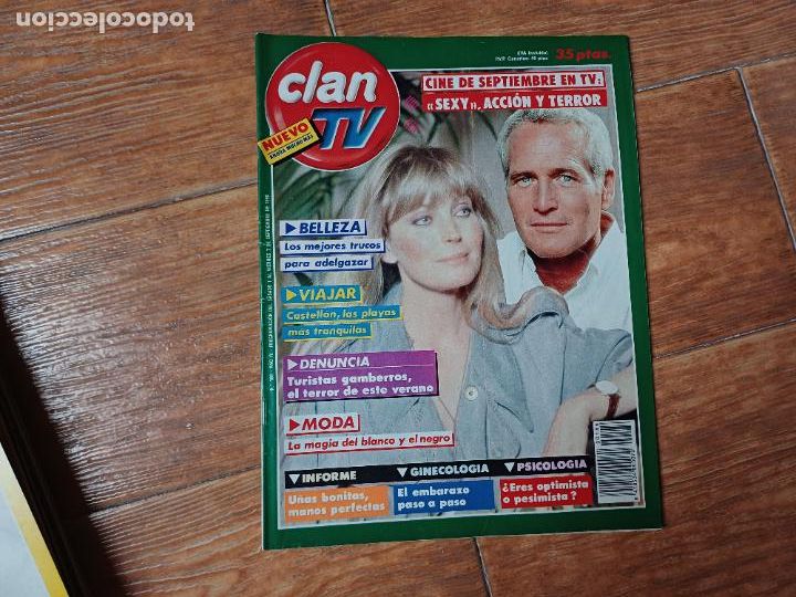 Coleccionismo de Revistas y Peri&oacute;dicos: CLAN TV N &ordm; 186 1990 PORTADA PAUL NEWMAN