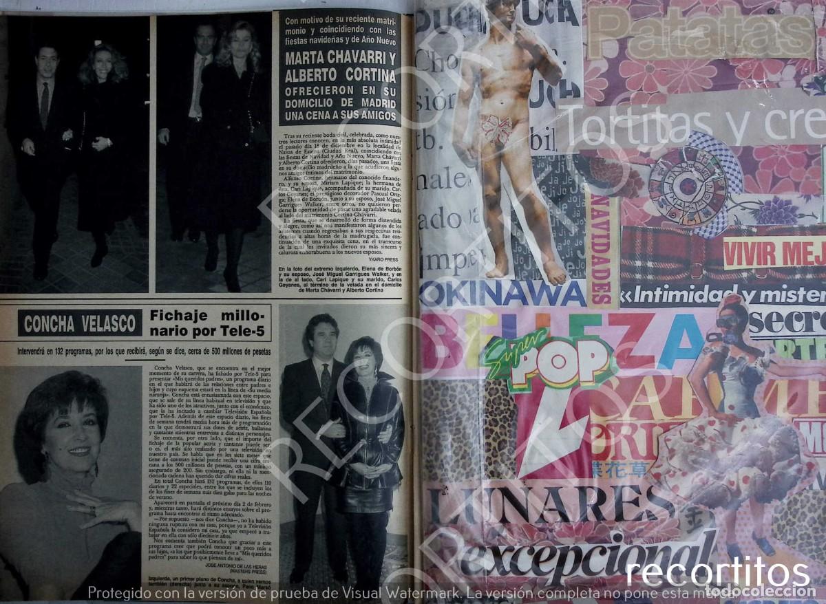 Coleccionismo de revistas y peri&oacute;dicos: CONCHA VELASCO MARTA CHAVARRI
