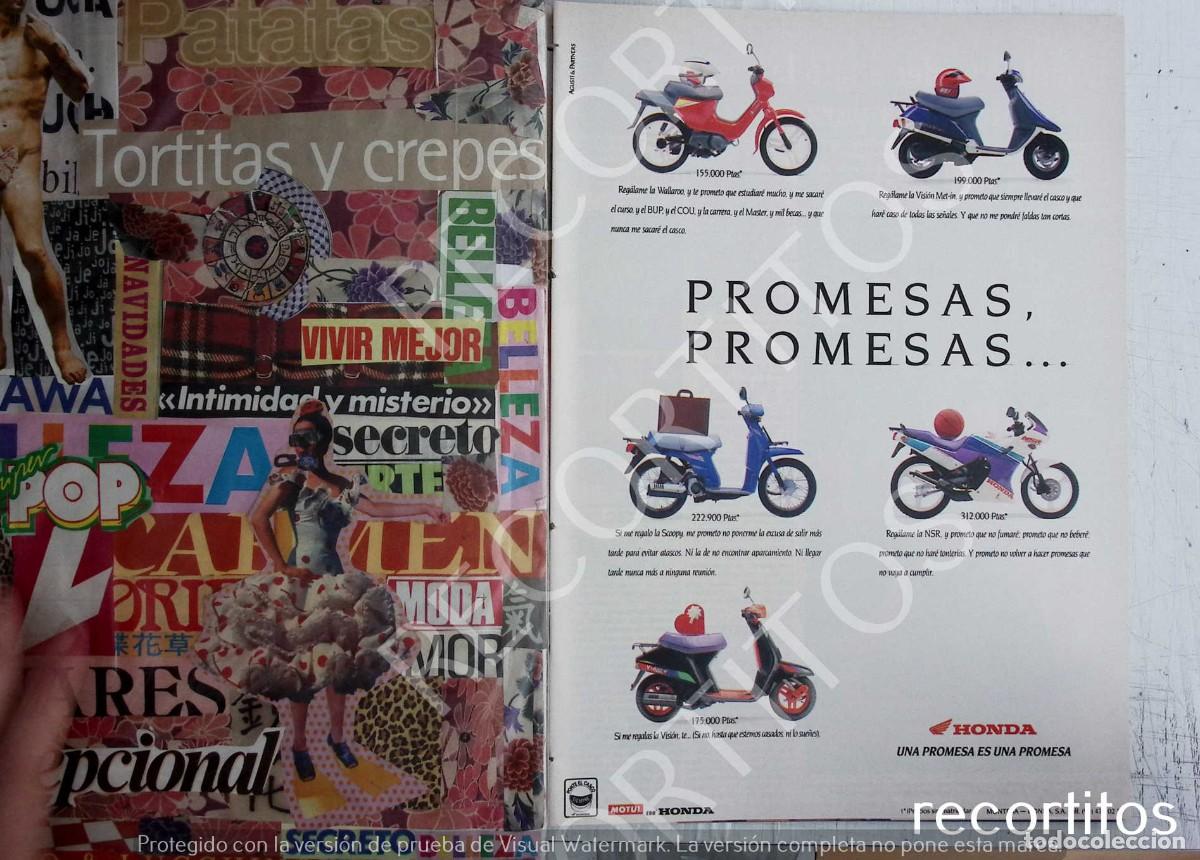 Coleccionismo de Revistas y Peri&oacute;dicos: honda anuncio publicidad