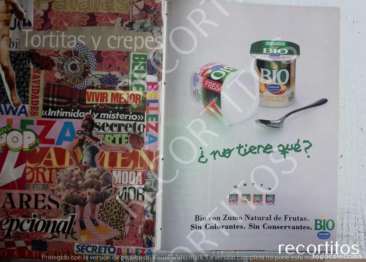 Coleccionismo de Revistas y Peri&oacute;dicos: DANONE BIO ANUNCIO PUBLICIDAD