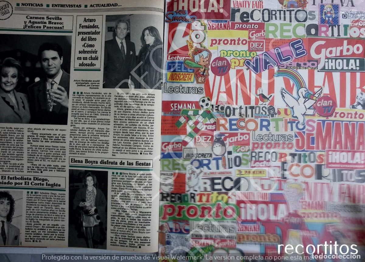Coleccionismo de Revistas y Peri&oacute;dicos: CARMEN SEVILLA AGUSTIN BRAVO ARTURO FERNANDEZ ELENA BOYRA DIEGO