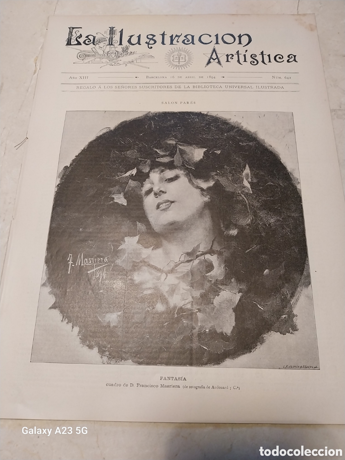 Sammeln von Zeitschriften und Zeitungen: REVISTA 1894 ISLA DE CAPRI.CUENTOS DE GRIMM. VISTA DE MONACO