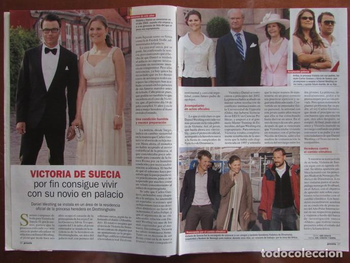 Coleccionismo de Revistas y Peri&oacute;dicos: RECORTE REVISTA PRONTO 1887 2008 VICTORIA DE SUECIA. JULIO IGLESIAS