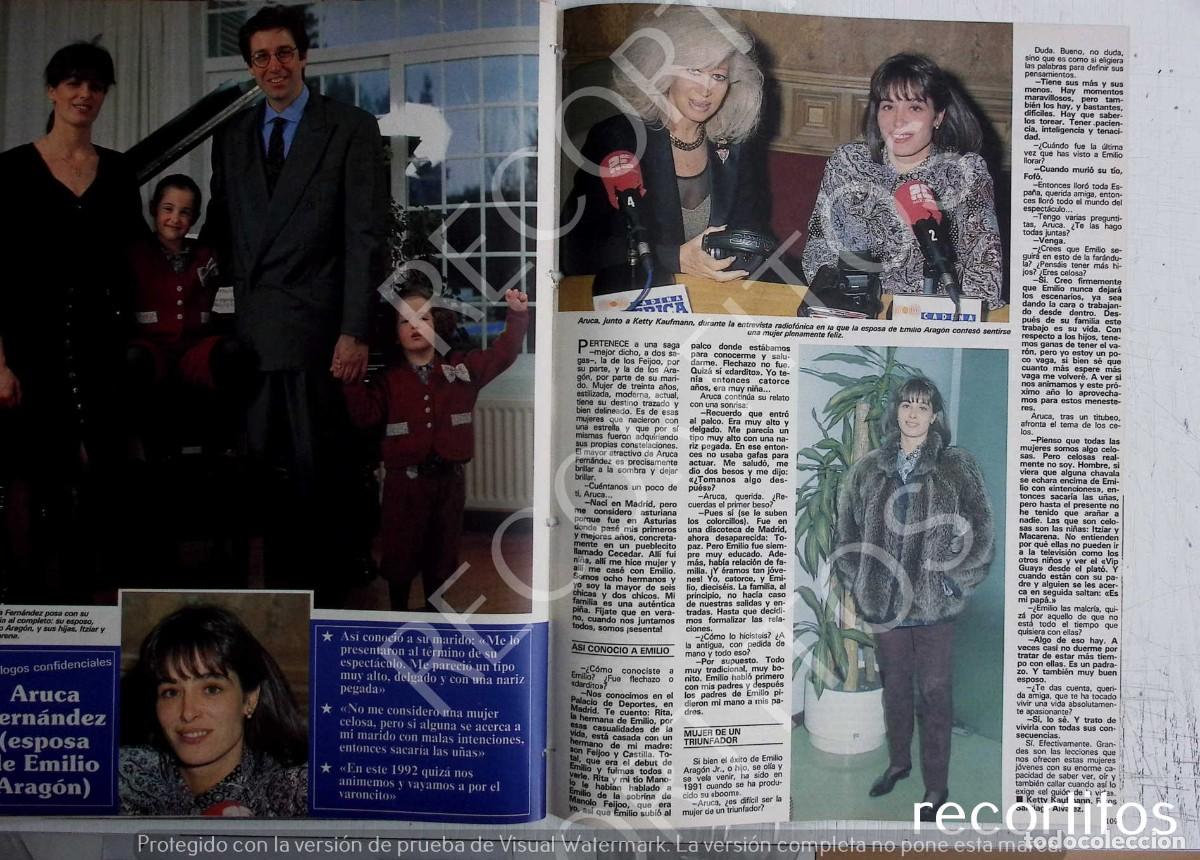 Coleccionismo de Revistas y Peri&oacute;dicos: KETTY KAUFFMAN KAUFMANN ARUCA FERNANDEZ EMILIO ARAGON